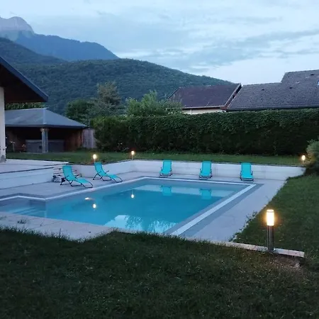 Armonia 5 Etoiles Avec Piscine Chauffee Jacuzzi Et Jardin A 3mn Du D Annecy * Doussard
